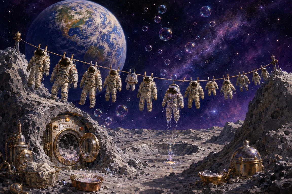 The Moon Laundromat