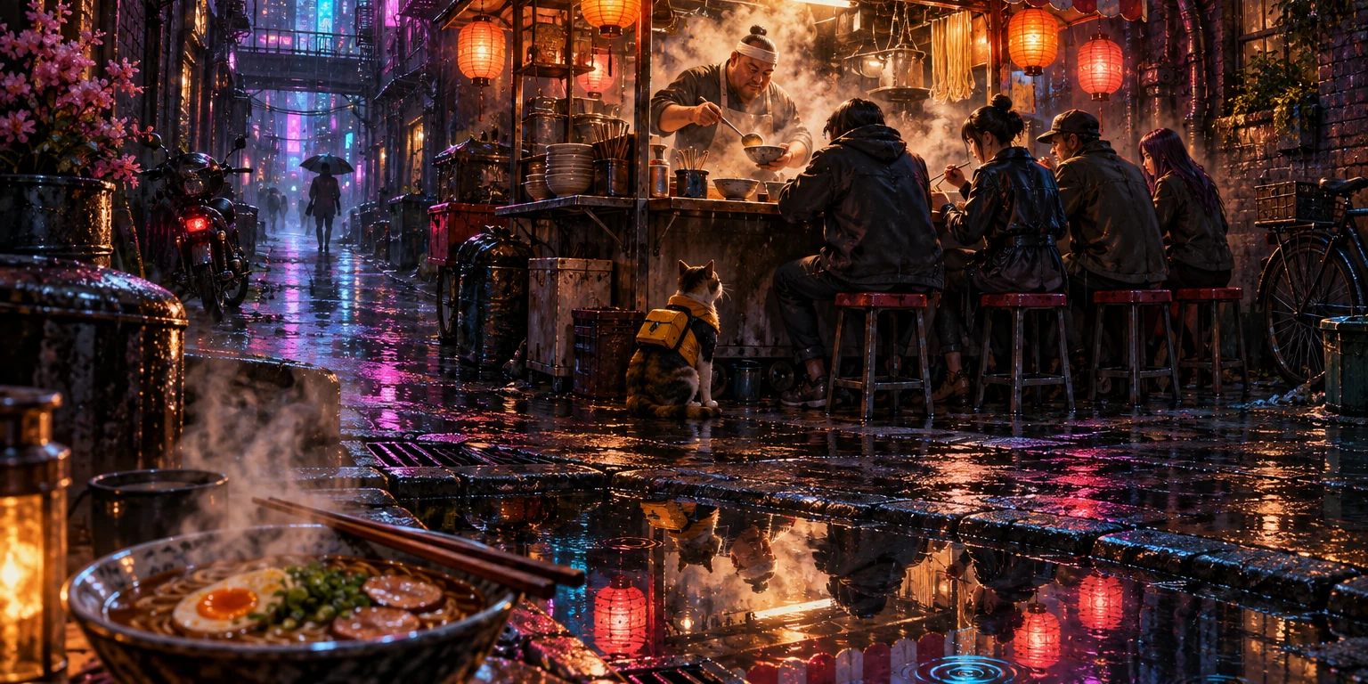 The Midnight Noodle Cart
