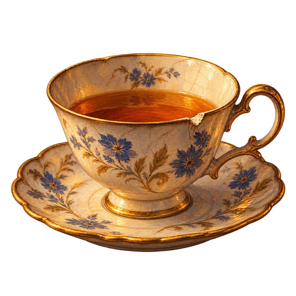 a teacup